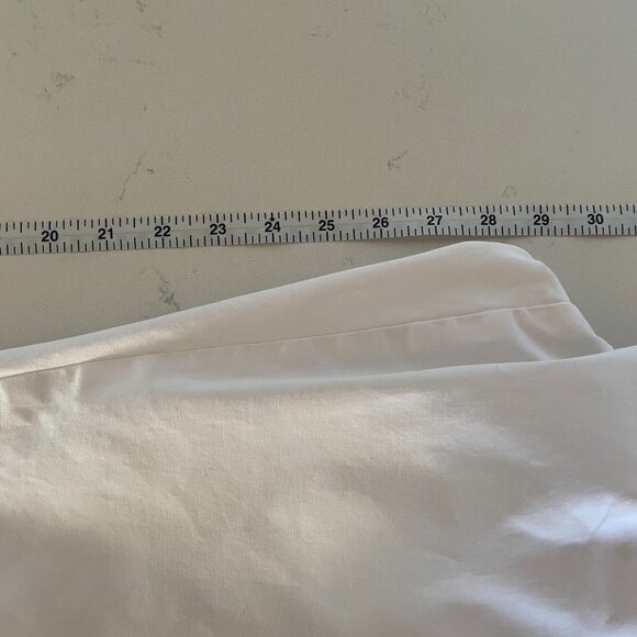 Laundry by Shelli Segal White Cotton Pants with Back Pockets, Size 14 - Picture 8 of 10